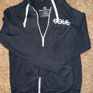 SoulCycle Black Zip-Up Hoodie